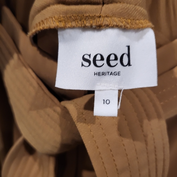 Seed belted highwaist tailored pants - Picture 5 of 8